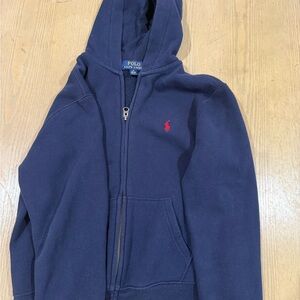 Polo by Ralph Lauren Kids Blue Zip-Up Hoodie